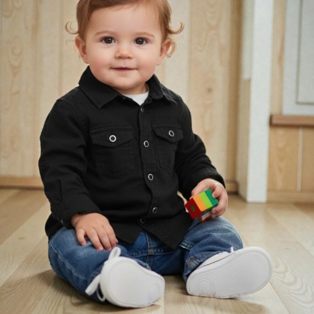 Mexx Black Button-Up Shirt size 18-24 Months